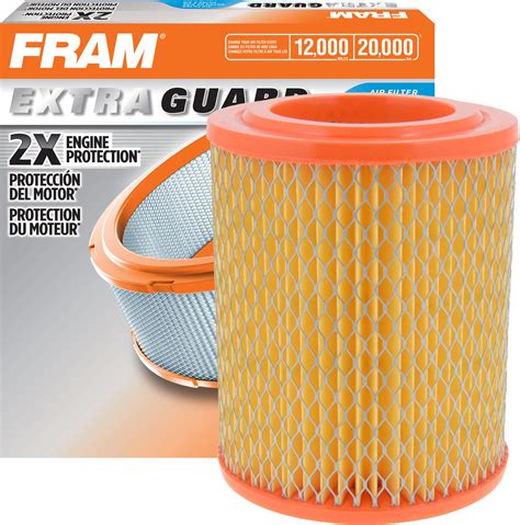 Replacing an air filter with FRAM Extra Guard can help improve horsepower, acceleration, and engine performance. . Fram extra guard air filter